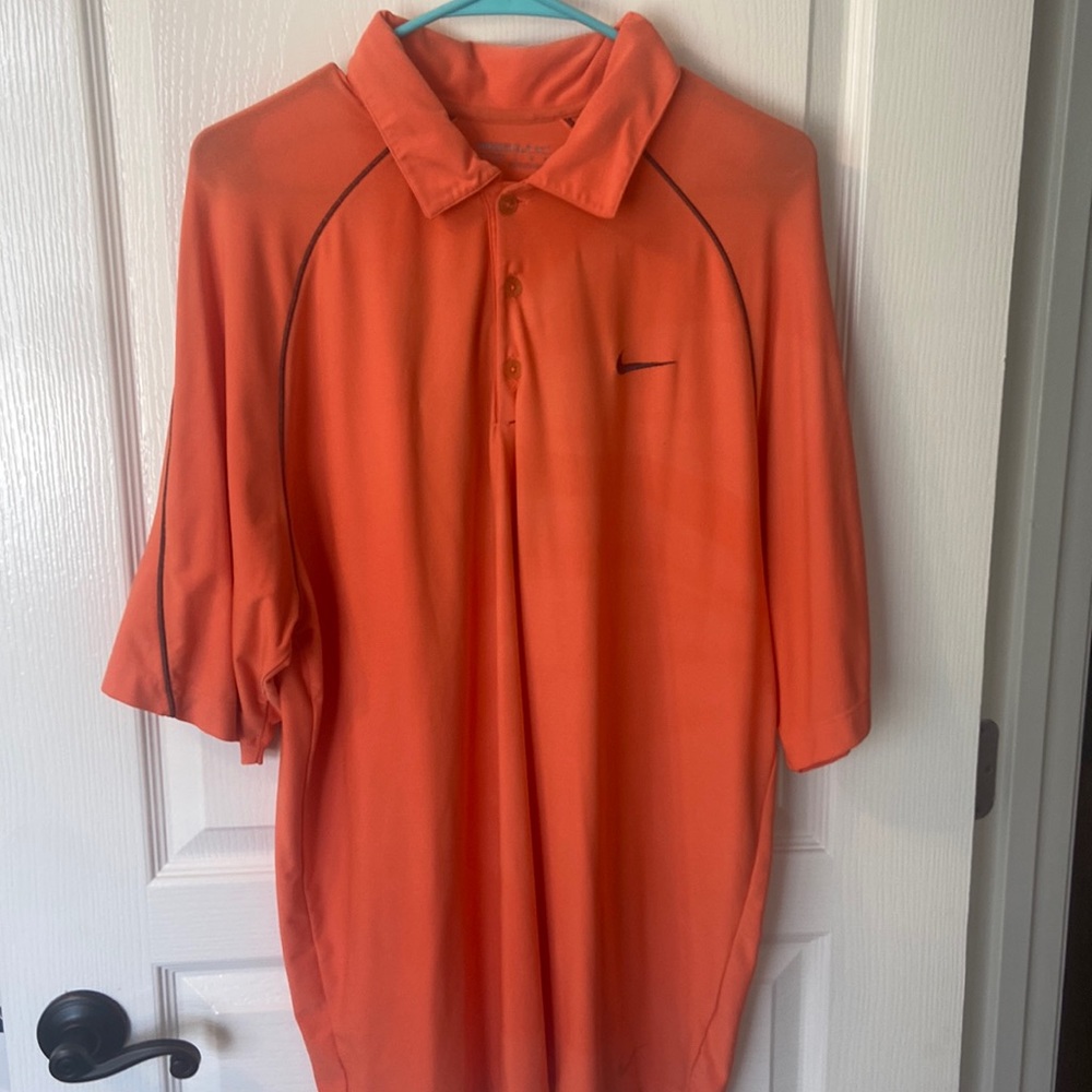 Nike golf elite Dri fit orange large